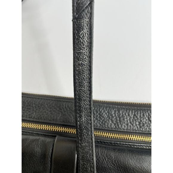 Fossil Kinley Crossbody Black Pebbled Leather Purse - Picture 8 of 16